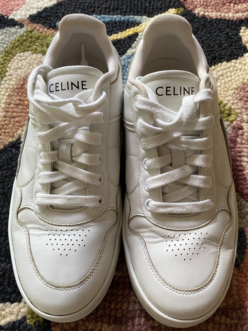 Celine CT-10 Trainer Low Lace-Up in Calfskin Sneakers  - EU36/US6